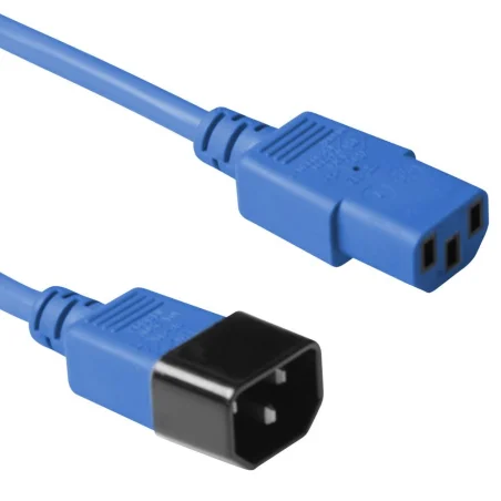 Cable Alimentación IEC C14 a C13 0,6 metros AZUL
