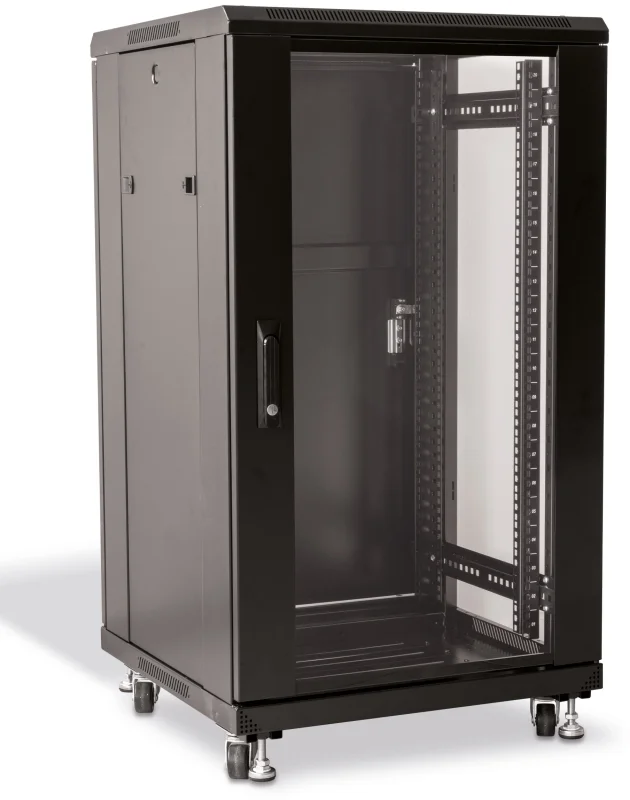 Rack KLIVES 19" 29U 600X800 Pta. Cristal y Puerta trasera ciega