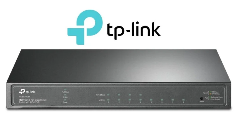 Switch inteligente JetStream TL-SG2008P Gigabit de 8 puertos con 4 ptos PoE+