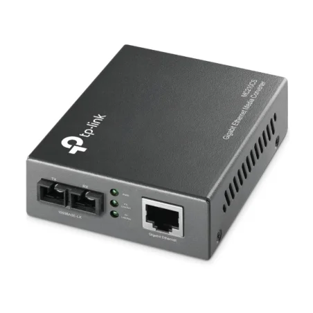 Conversor Fibra Óptica monomodo Gigabit SC a RJ45