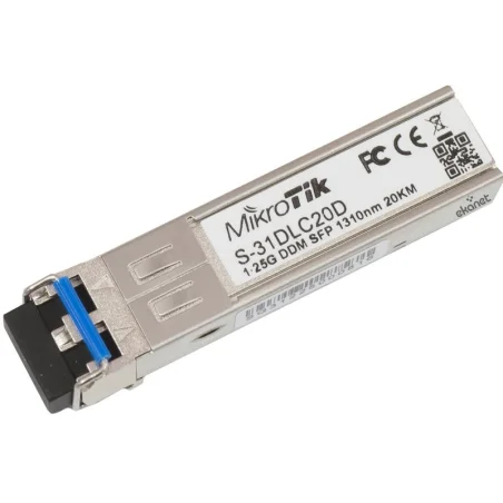 Transceiver Mikrotik SFP Monomodo LC 20 Km