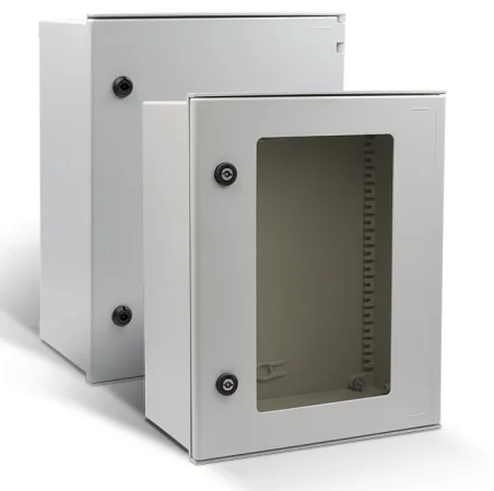 Armario poliester monobloc IP66 con ventana 300x250x140mm