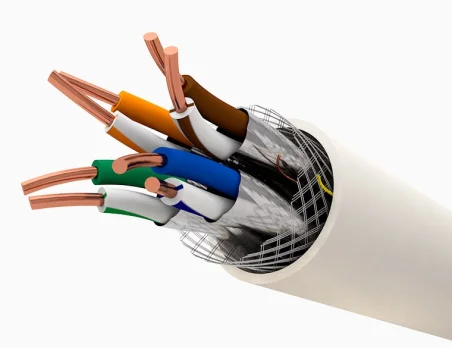 Cable CAT6A SFTP 500 m LSZH Rígido COBRE 100%