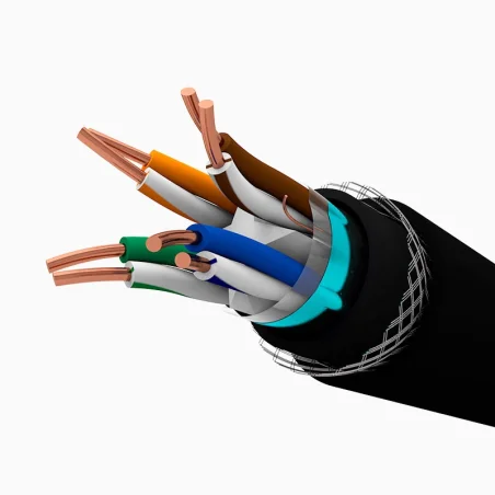 Cable CAT6 FTP Ext. 500m ANTIROEDORES