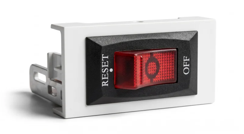 Módulo Interruptor unipolar para 10A con led 45x22,5.