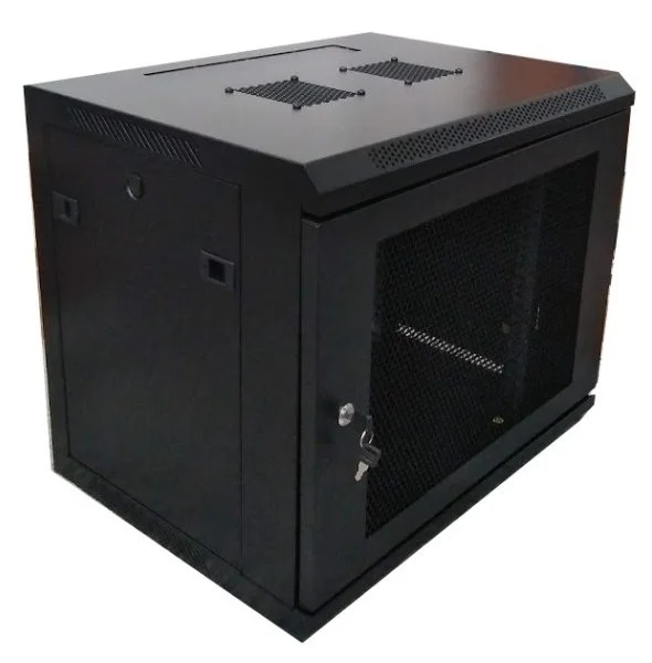 Rack mural 19" 6U F600. Puerta Perforada