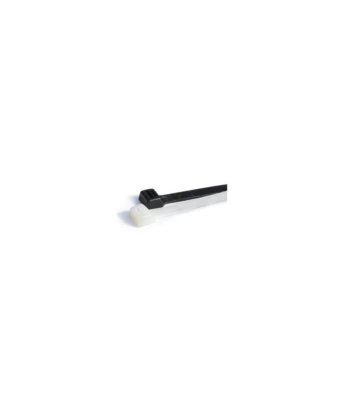 Brida Nylon  200x3,6mm Blanca/Negra (bolsa 100und)