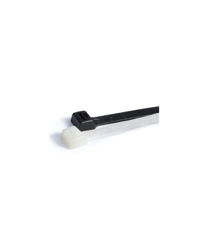 Brida Nylon  200x3,6mm Blanca/Negra (bolsa 100und)