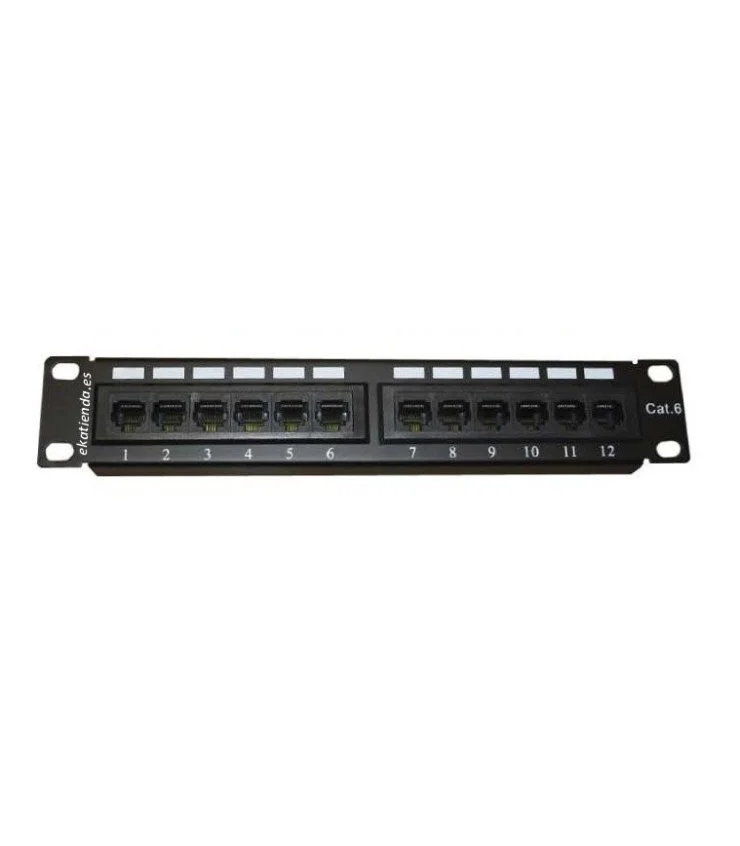 Patchpanel 10", 12 PUERTOS CAT6
