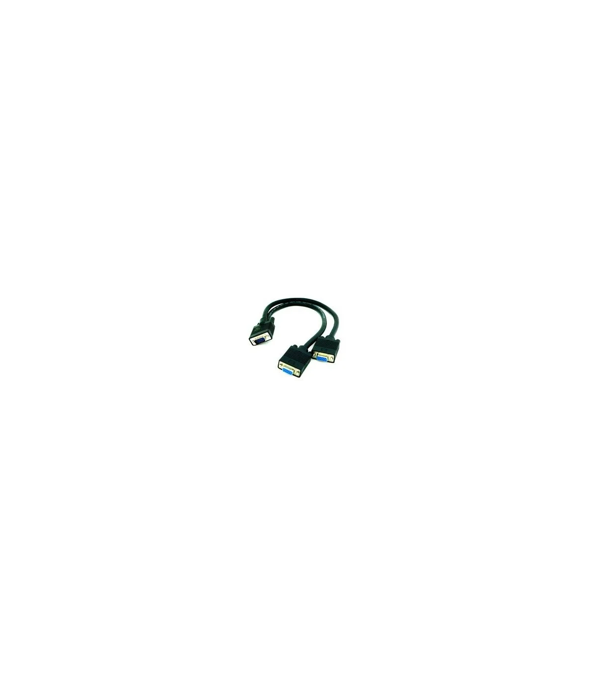 Cable Bifurcador SVGA HDB15/M-2xHDB15/H, 45 CM