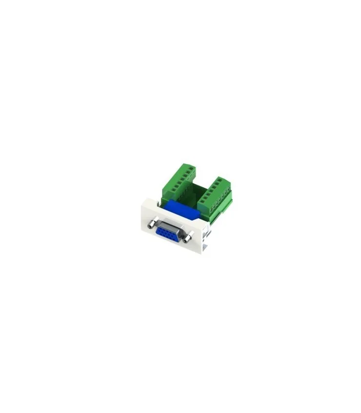 Módulo 22.5x45 para VGA Hembra a Conector