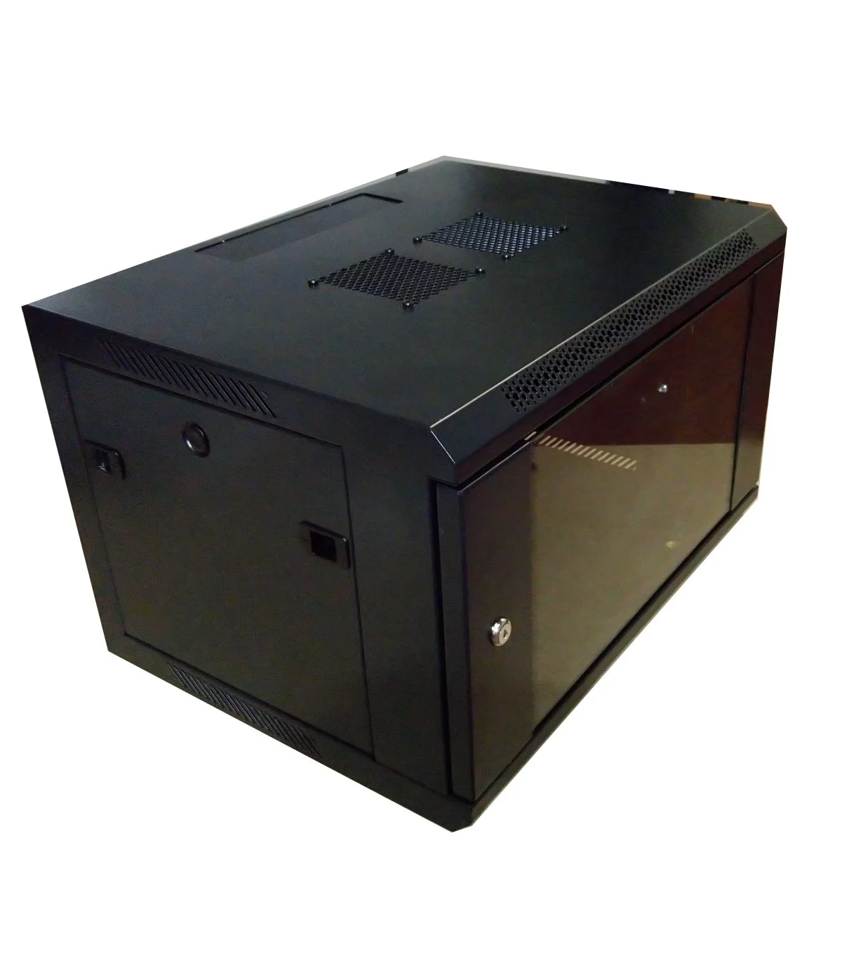 Rack Mural 19" 6U F450mm. Puerta Cristal. 19"