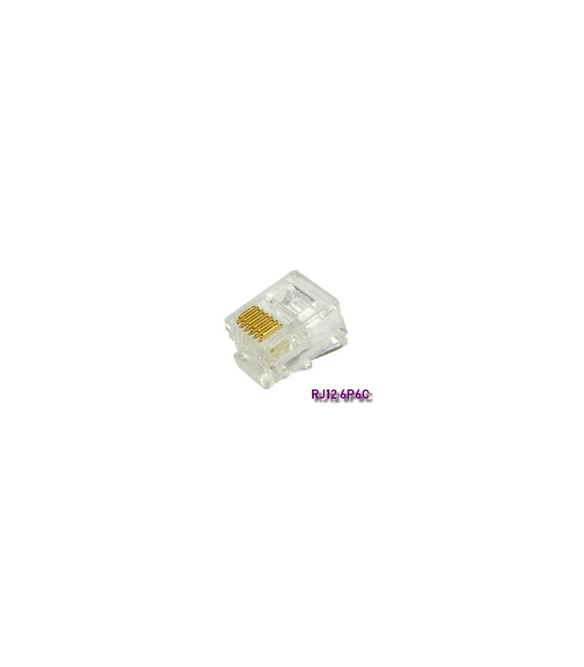 Conector RJ12 6 Hilos / 6 pines