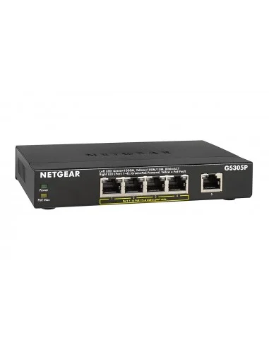 Switch NETGEAR Gigabit Ethernet Plus PoE 5 puertos (63W)