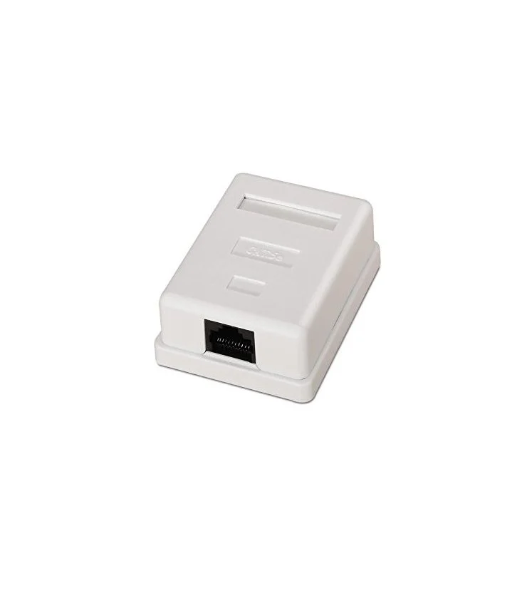 Roseta de superficie CAT6 FTP con 1 RJ45