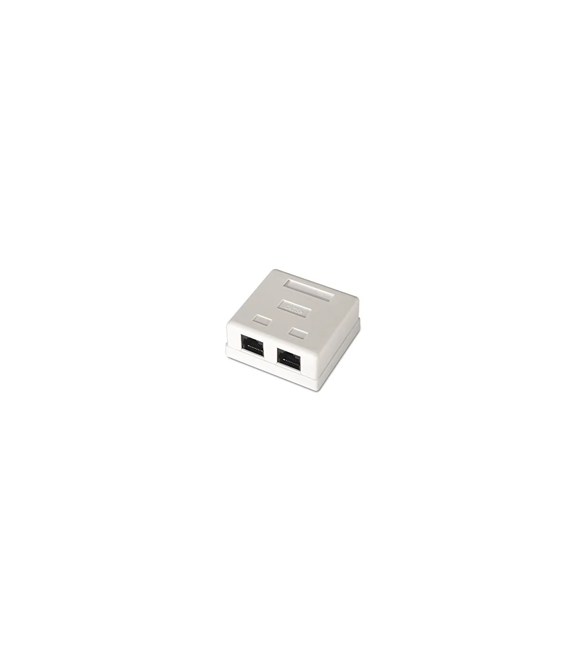 Roseta de superficie CAT6 FTP con 2 conectores RJ45
