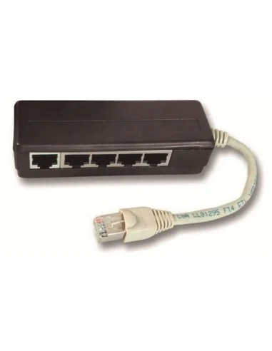 Multiplexor Cat5E pasivo 5 salidas 1 entrada RJ45