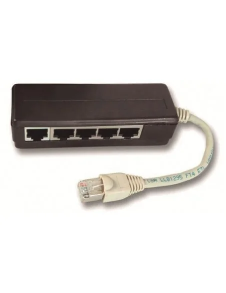 Multiplexor Cat5E pasivo 5 salidas 1 entrada RJ45