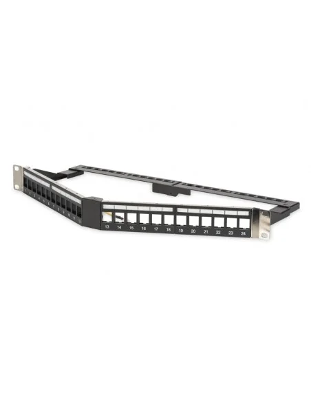 Patchpanel 19" 1U 24 Huecos Angulado