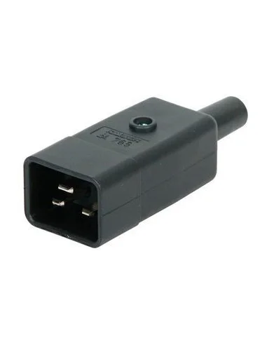 Conector IEC 320 C20 Macho Recto
