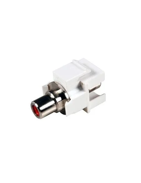 Adaptador H/H keystone RCA ROJO