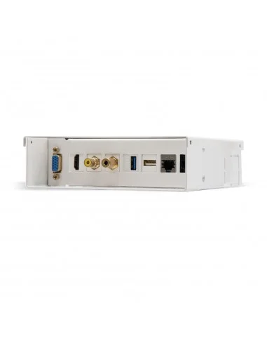 Caja de conexiones multimedia de pared 7 conectores