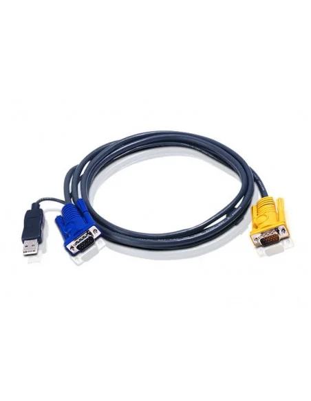 Cable KVM USB de 3 m con SPHD 3 en 1