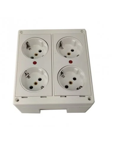 Kit caja superficie 4 schukos