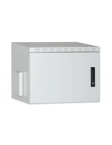 Rack mural 19" IP55 9U Fondo 600 con TEJADILLO