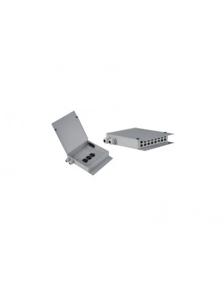 Caja fibra óptica metálica 16 conectores SC Simplex