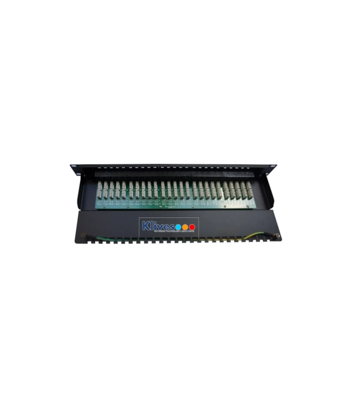 Patch panel 50 puertos CAT.3 - RACK 19" 1U. Para telefonía y RDSI