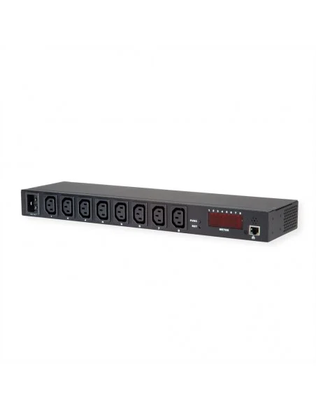 Regleta 19" 8 IEC C13 IP Monitorizable en Aluminio