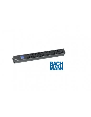 Regleta 19" BACHMANN 12 IEC C13. Monitorizable a nivel Local