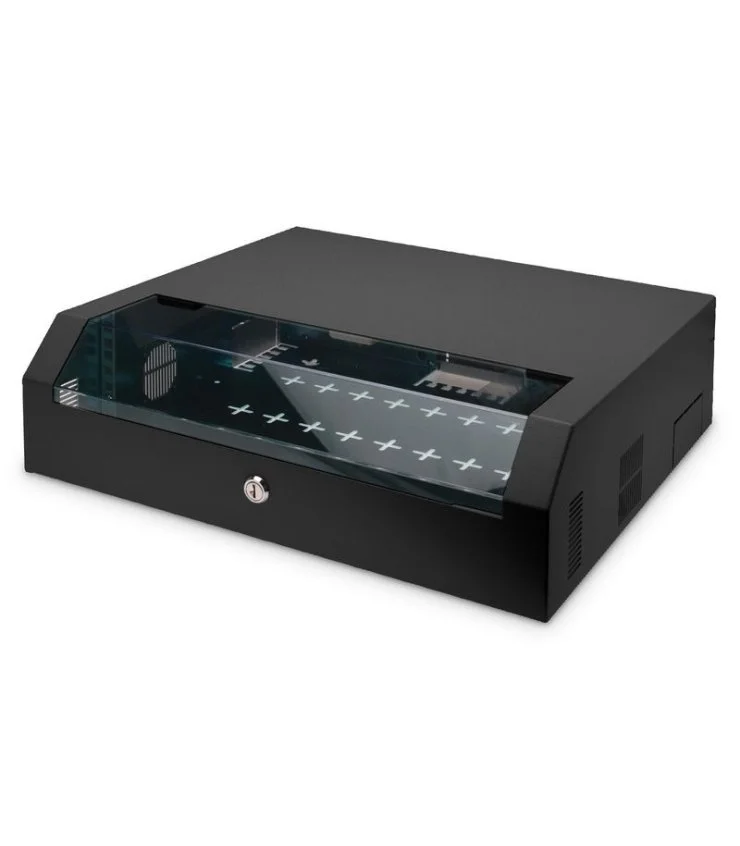 Rack mural 3U+2U Vertical + Horizontal