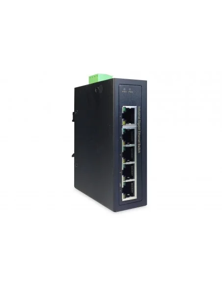 Switch 5 Ptos GIGA Carril DIN Industrial
