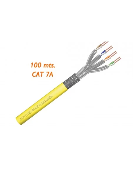 Cable CAT7A SFTP 100M LSZH 1500MHz 40 Gb.