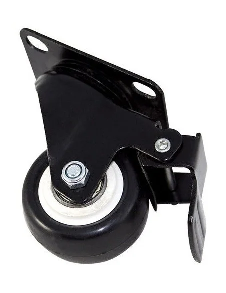 kit de 4 ruedas 2 con freno para rack SUELO