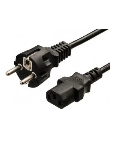 Cable alimentación SCHUKO Recto a IEC C13 Recto  3 MTS
