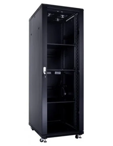 Rack 19" 32U 600x600 Pta. Cristal y Trasera Ciega