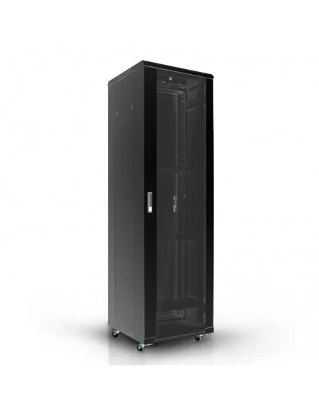 Rack KLIVES 19" 42U 600X600 Pta. Cristal y Puerta trasera ciega