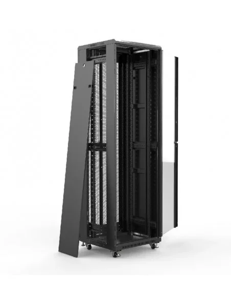 Rack KLIVES 19" 42U 800X600 Pta. Cristal y Puerta trasera perforada