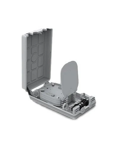 Caja empalme de F.O. para 24 fusiones y derivación FTTH