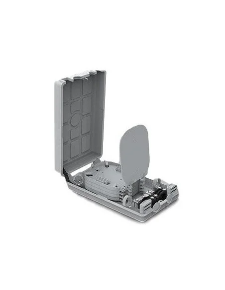 Caja empalme de F.O. para 24 fusiones y derivación FTTH