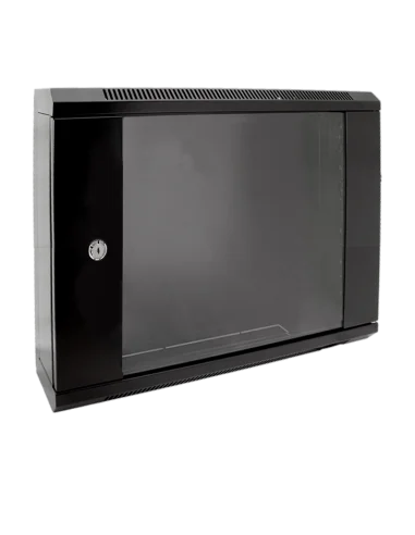 Rack Mural 19" 9U F150mm. Puerta Cristal