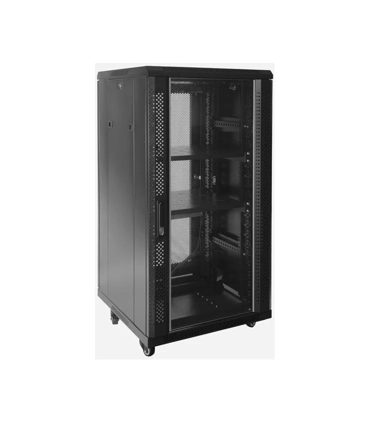 Rack 19" 22U 600X1000 Puerta de cristal