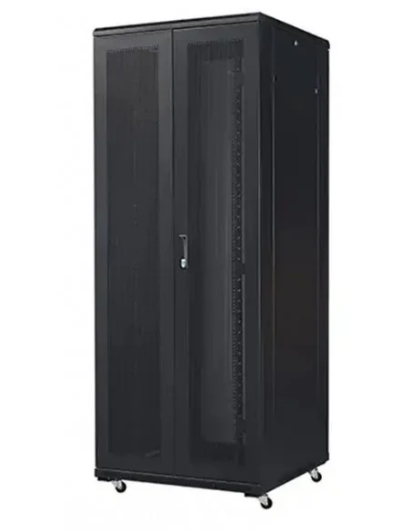 Rack 19" 22U 800x1000 Puerta delantera perforada y trasera doble perforada