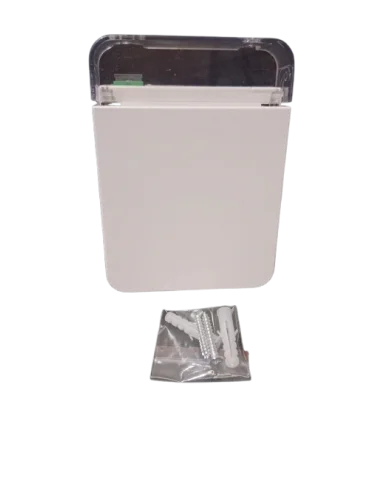Caja FTTH con 1 conector SC Simplex y pigtail de 1metro y tapa protectora