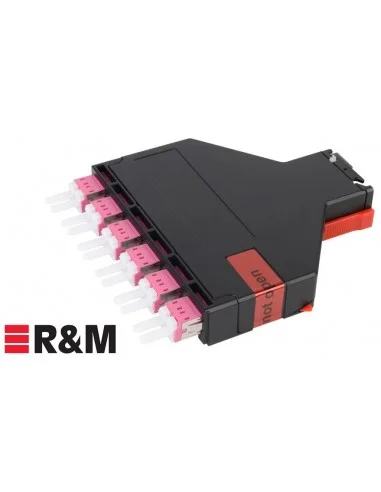 Módulo Netscale 48 MPO-LC 6 puertos OM4 tipo S+ Negro