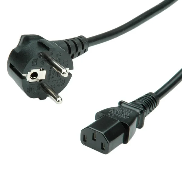 Cable Alimentación 1,8mts IEC-SCHUKO Negro